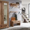 Wandgarderobe 78x118cm 'Oxford' Sheesham massiv