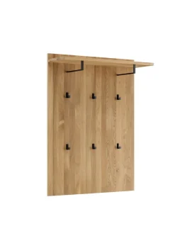Wandgarderobe 80x91cm "Riga" Wildeiche massiv