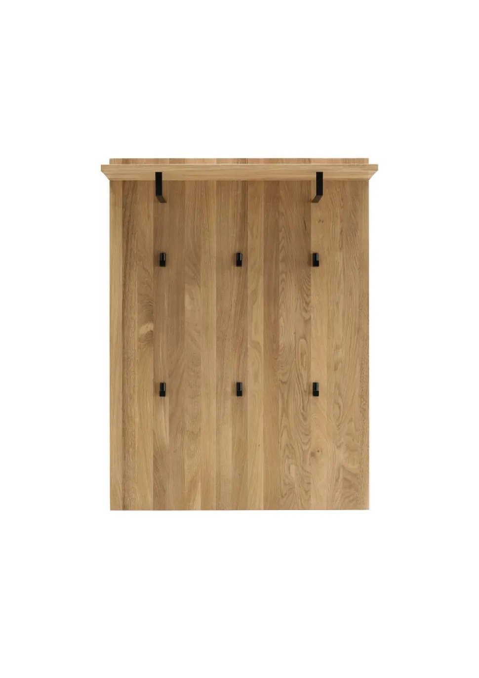 Wandgarderobe 80x91cm "Riga" Wildeiche massiv