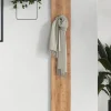 Wandgarderobe 20x190cm "Zarah" Wildeiche geölt