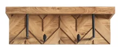 Wandgarderobe 81x30 'Ontario' Akazie massiv