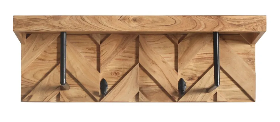Wandgarderobe 81x30 'Ontario' Akazie massiv