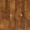 Wandregal 90cm 'Kalani' Mango massiv braun lackiert