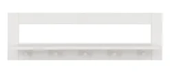 Wandregal 85cm "Maja" Kiefer massiv weiß lackiert