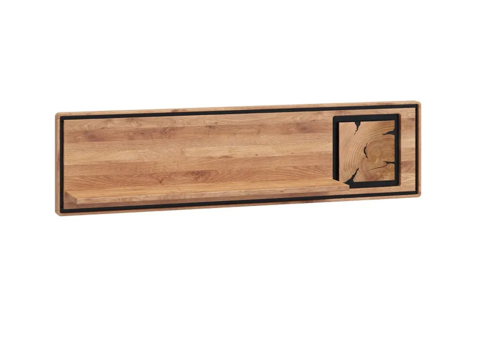 Wandregal 140cm "Zarah" Wildeiche geölt