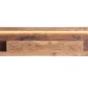 Wandregal inkl.Beleuchtung 118cm 'Hunter' Akazie massiv
