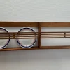Wandregal 120x32cm "Linea" Teakholz massiv natur