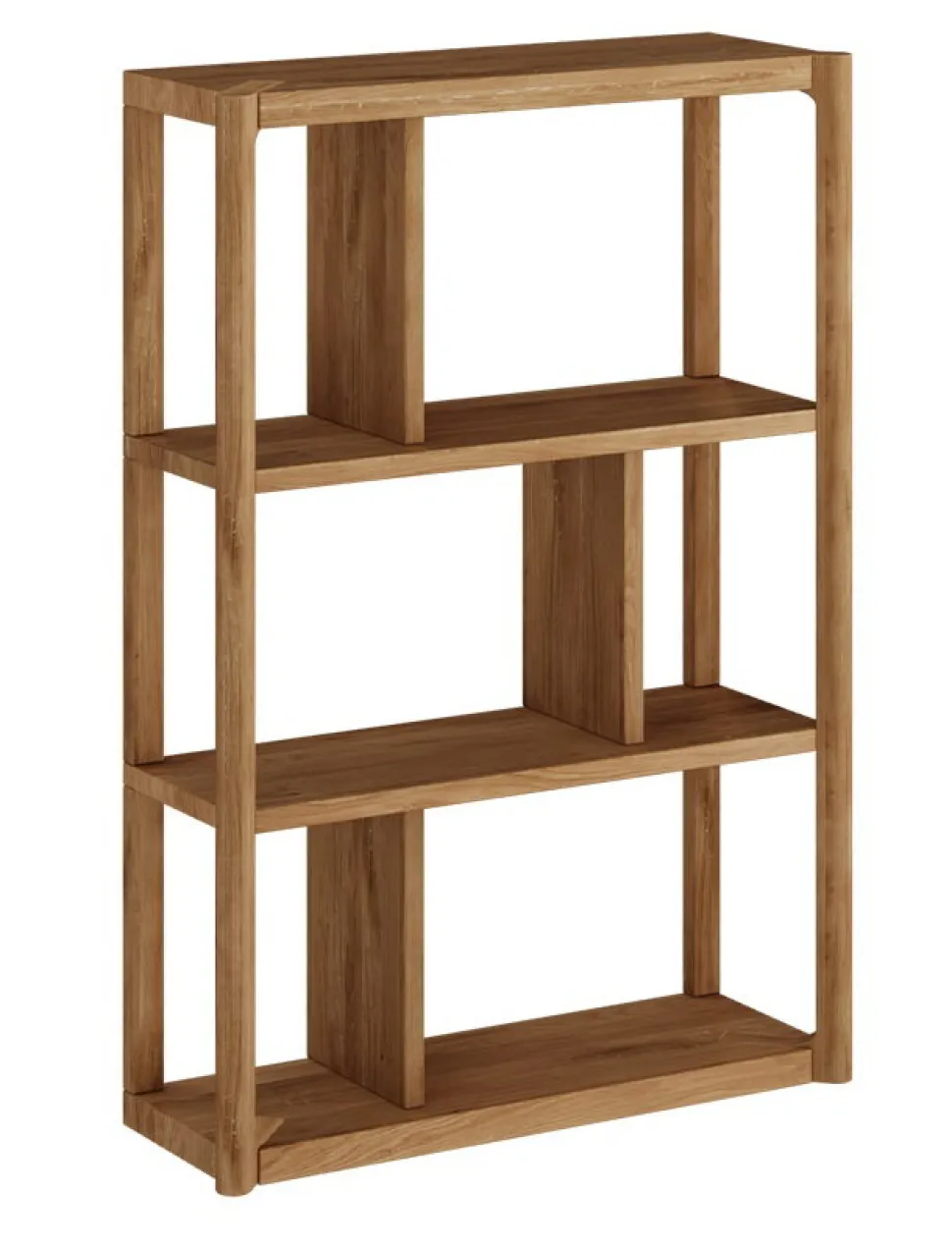 Wandregal 63x90cm 'Scandi' Wildeiche massiv