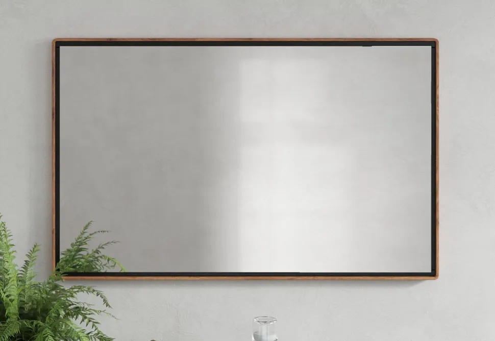 Wandspiegel 120x75cm "Zarah" Wildeiche geölt