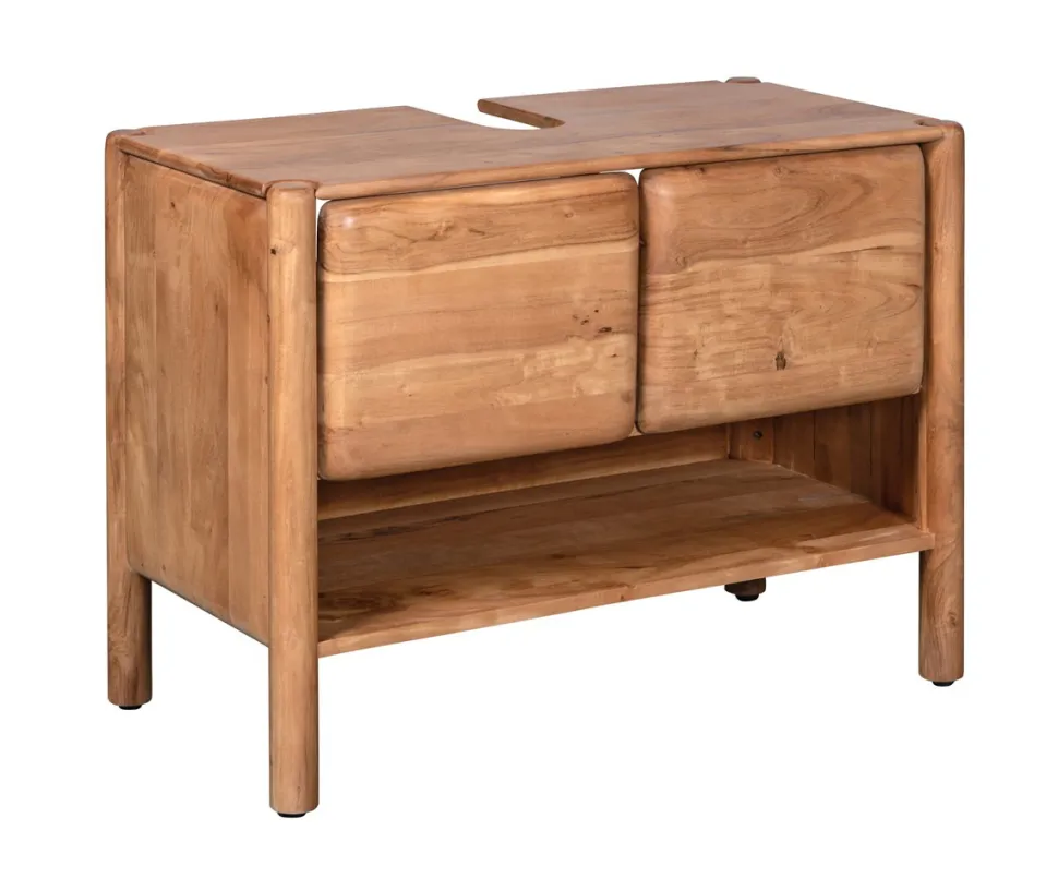 Waschbeckenunterschrank 80x60cm 'Richmond' Akazie massiv