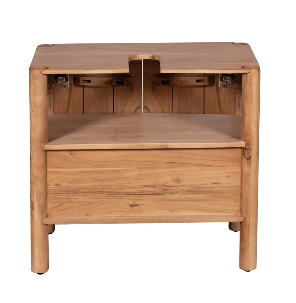 Waschbeckenunterschrank 65x60cm 'Richmond' Akazie massiv