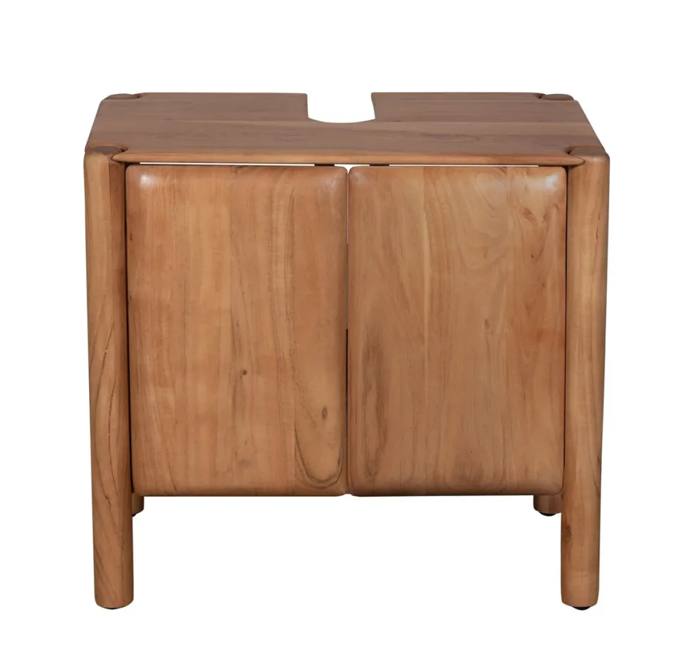 Waschbeckenunterschrank 65x60cm 'Richmond' Akazie massiv