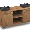Waschbeckenunterschrank 145x75cm 'Dreams' Mango massiv
