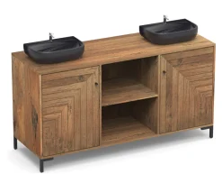 Waschbeckenunterschrank 145x75cm 'Dreams' Mango massiv