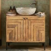 Waschbeckenunterschrank 75x65cm 'Dreams' Mango massiv