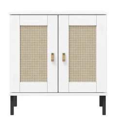 Waschbeckenunterschrank 62x65cm 'Seattle' Kiefer massiv weiß