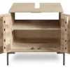 Waschbeckenunterschrank 60x60cm 'Kjoto' Akazie massiv hell