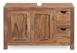 Waschbeckenunterschrank 100x60cm 'Oxford' Sheesham massiv