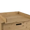Wickelkommode 91cm mit Aufsatz "Maja" Kiefer massiv laugenfarbig
