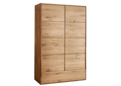 Wäscheschrank 100x155cm "Messina" Wildeiche massiv