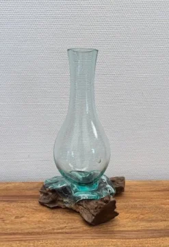 Wurzel mit Glasvase Höhe 40cm "Knox"
